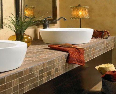 bathroom countertop vanity tile installation delaware
