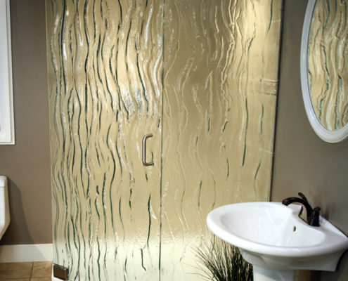 textured glass bathroom showers delaware