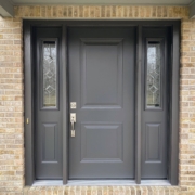 steel entry door with sidelights